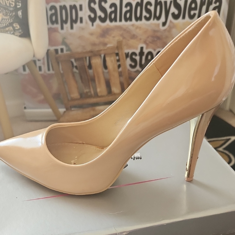 Elegant Nude Stiletto Heels